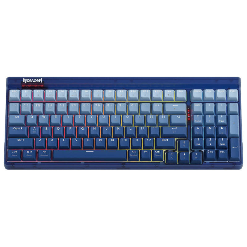 Redragon Garen K656WB-RGB-PRO 90% Mechanical Keyboard - Bluetooth / Wired / 3000mAh / Purple