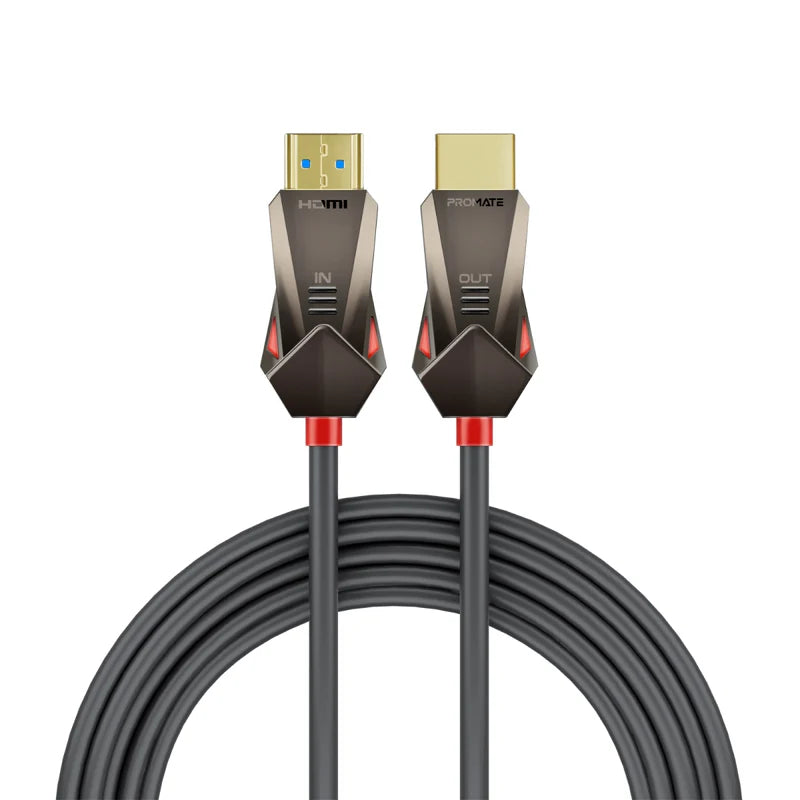 PROMATE Unidirectional HD 4K@60Hz HDMI 2.0 Audio Video Cable - 20M / 18 Gbps / Black