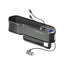 PROMATE Multi-Functional Car Organizer and Charging Station with Retractable Cables - 65W / USB-C & Lightning / Black