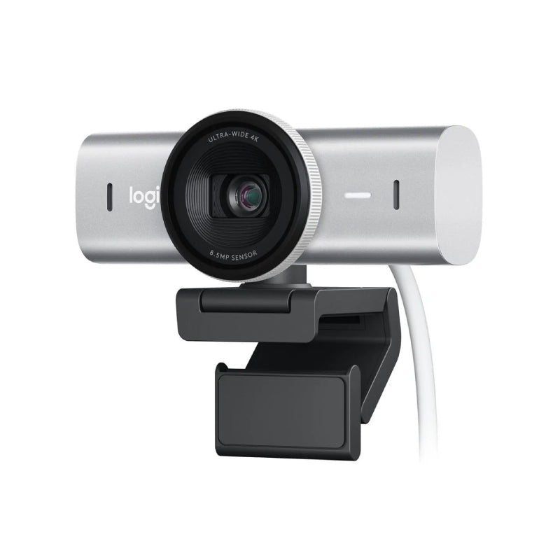 Logitech MX Brio 4K Ultra HD Collaboration and Streaming Webcam - 4K/30fps / USB-C / wired / Pale Gray