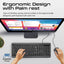 PROMATE Quiet Keys Wired Keyboard and Mouse - 1200 DPI