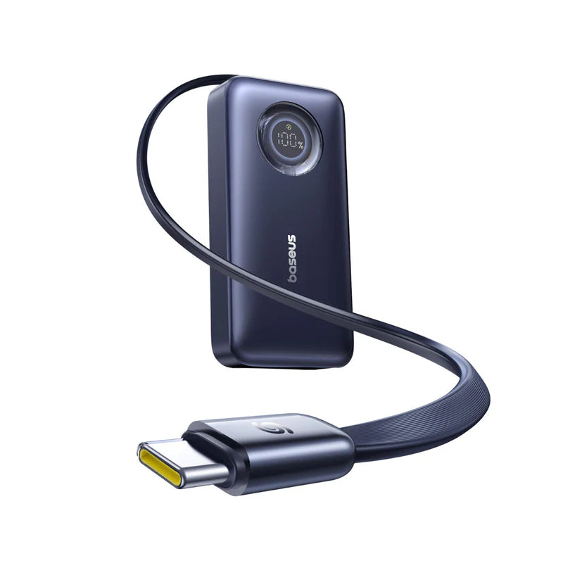 Baseus EnerCore CR11 Power Bank with Retractable Cable - 10000mAh / 45W
