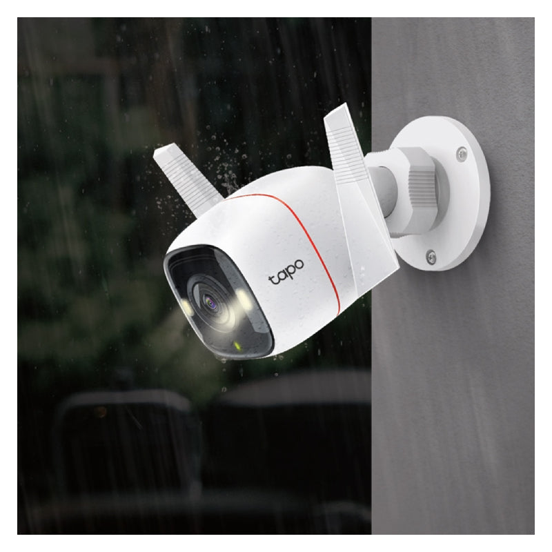 TP-Link Tapo C320WS Outdoor Security Wi-Fi Camera - 2K QHD / Up to 15 fps / Two-Way Audio / Motion Detection / Night Vision