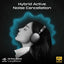 PROMATE Serene High-Definition Hybrid ANC Headphones with 360° Spatial Audio - Bluetooth / 400mAh / Black