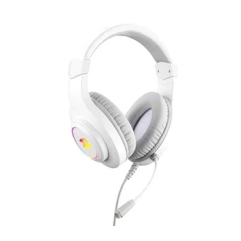 Redragon H260 HYLAS Wired Headphone - USB + 3.5mm / White