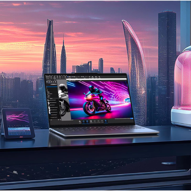Lenovo Yoga Pro 9 Gen 10 AI PC - 16" 3.2K (3200x2000) Tandem OLED / Ultra 9 285H / 64GB / 2TB (NVMe M.2 SSD) / RTX 5070 8GB GDDR7 / AI Boost, up to 13 TOPS / Win 11 Home / Arb/Eng / 2YW / Luna Grey - Laptop