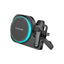 PROMATE 2-in-1 MagSafe Wireless Car Charger with Built-in Wireless Mono ENC Earphone - 15W