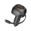 PROMATE Multi-Port Car Charger with Retractable USB-C Cable - 62W