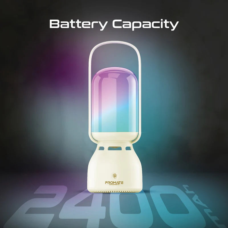 PROMATE Portable Multifunctional Bluetooth Speaker Camping Light