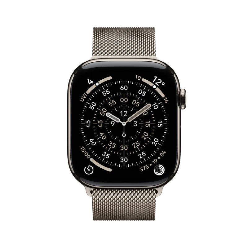 Apple Watch Series 11 - LTPO OLED / 64GB / 46mm / Bluetooth / Wi-Fi + Cellular / Small/Medium / Natural Titanium Case