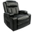 Black Bull Premium Sofa Swivel Rocker Recliner Size - PU Black