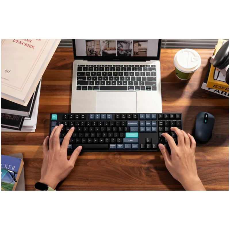 Keychron B36 Keyboard and BM25 Mouse Wireless Combo - English/Arabic / Black/Green