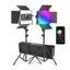 NEEWER 2 Pack Upgraded RGB660 PRO II LED Video Light Kit