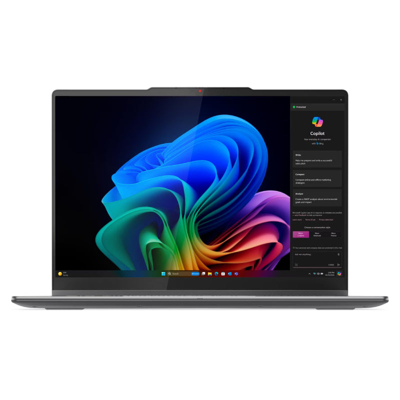 Lenovo Yoga 7 2-in-1 Gen 10 Copilot+ PC - 14.0" WUXGA Touch / Ultra 7 256V / 16GB / 512GB (NVMe M.2 SSD) / Arc Graphics 140V / Win 11 Home / Arb/Eng / 1YW / Lenovo Digital Pen / Luna Grey - Laptop