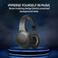 PROMATE LaBoca Deep Bass Over-Ear Wireless Headphones - Bluetooth / 200mAh / Black