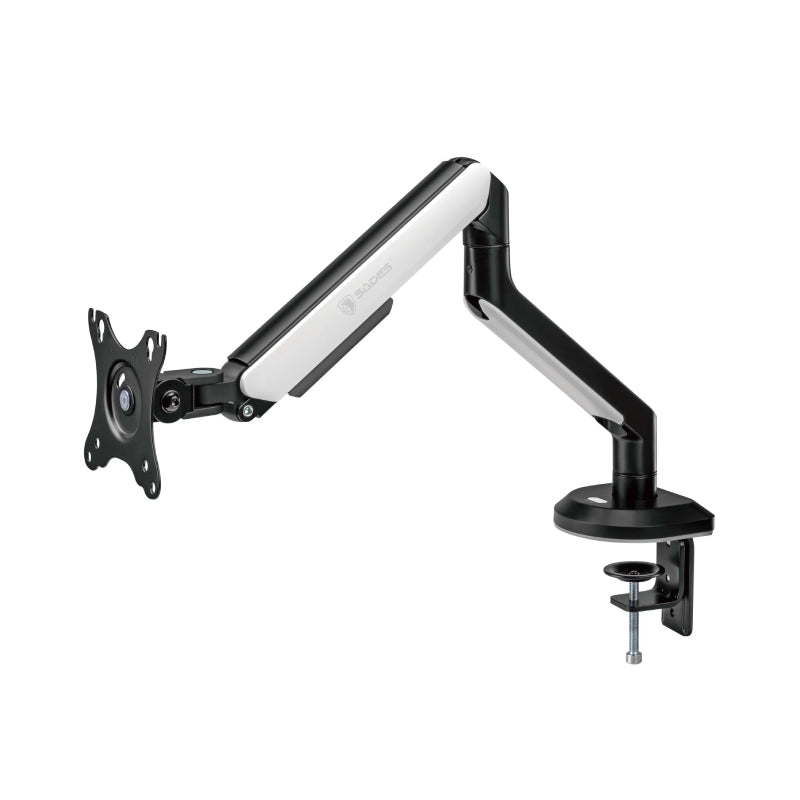 SADES Apep SA-MA02 Single Monitor Mount Arm (Max size 32"/9KG Per ARM) - White
