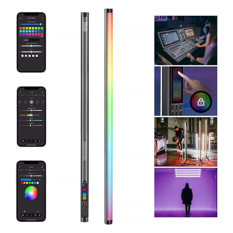 NEEWER TL120C 42W RGB Tube Light with APP/2.4G/DMX Control