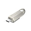 SanDisk Ultra Luxe USB-C Flash Drive - 64GB / Up to 300 MB/s / USB-C / USB 3.2 Gen 1 / Silver