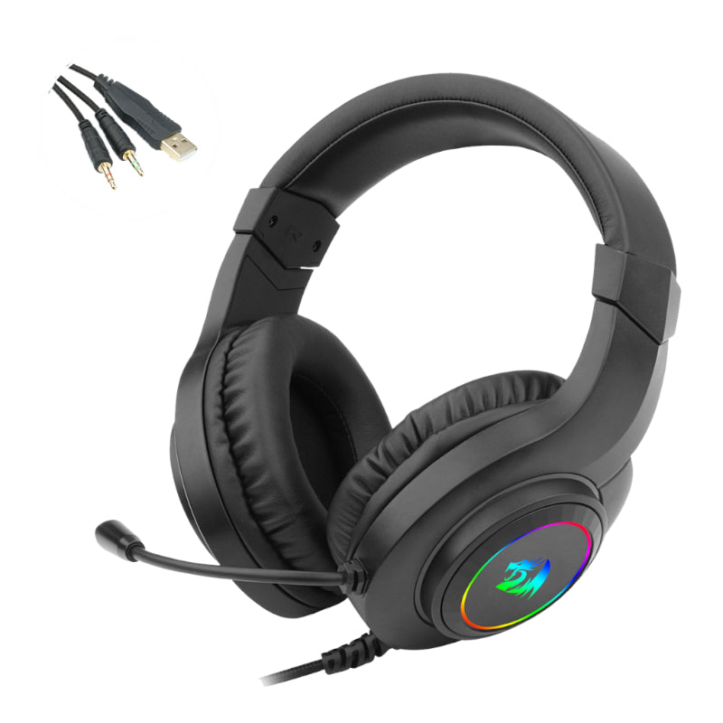Redragon Over-Ear HYLAS RGB Gaming Headset - Black
