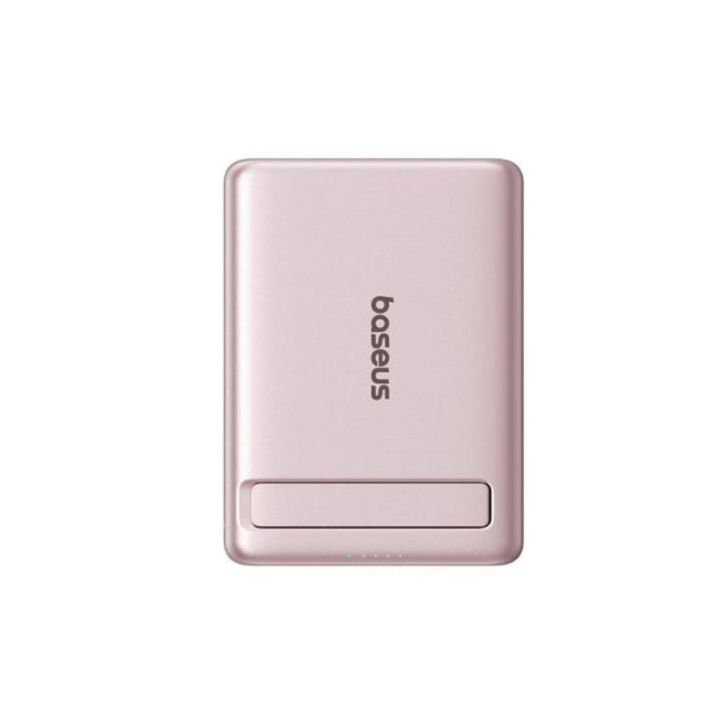 Baseus PicoGo AM31 Mini Magnetic Power Bank with Stand - 5000mAh / 20W / Pink