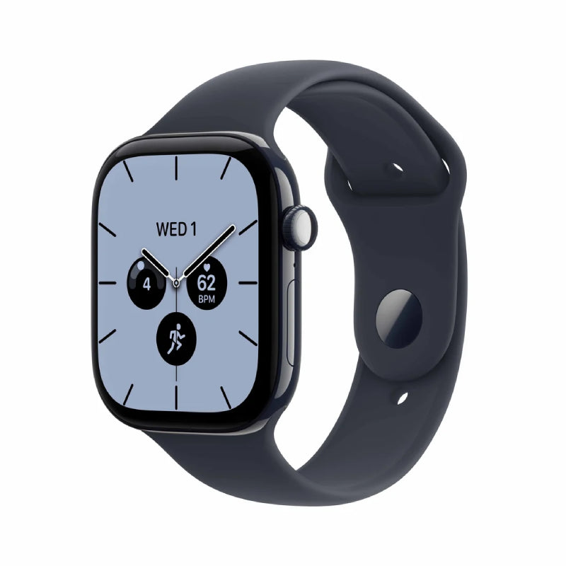 Apple Watch Series 12 - LTPO OLED / 64GB / 42mm / Bluetooth / Wi-Fi + Cellular / Medium/Large / Night Blue Ceramic Case with Navy Blue Sport Band
