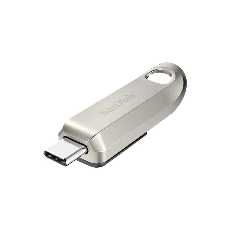 SanDisk Ultra Luxe USB-C Flash Drive - 1TB / Up to 400 MB/s / USB-C / USB 3.2 Gen 1 / Silver