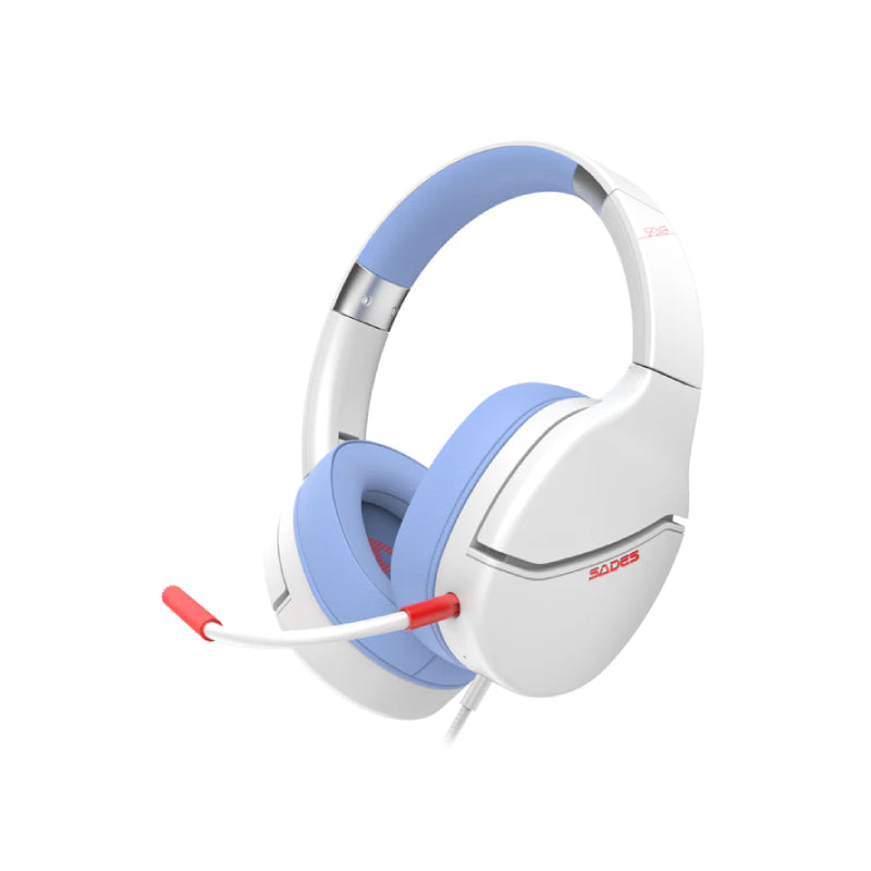 SADES Spower SA-725 Gaming Headset - White