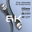 PROMATE Certified Ultra-High-Speed 8K@60Hz HDMI Cable - 1.5M / Gray