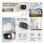 TP-Link Tapo C206 Indoor/Outdoor Home Security Wi-Fi Camera - FHD / 30 fps / Two-Way Audio / AI Detection / Night Vision
