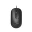 PROMATE MaxComfort Adjustable DPI Wired Optical Mouse - Black