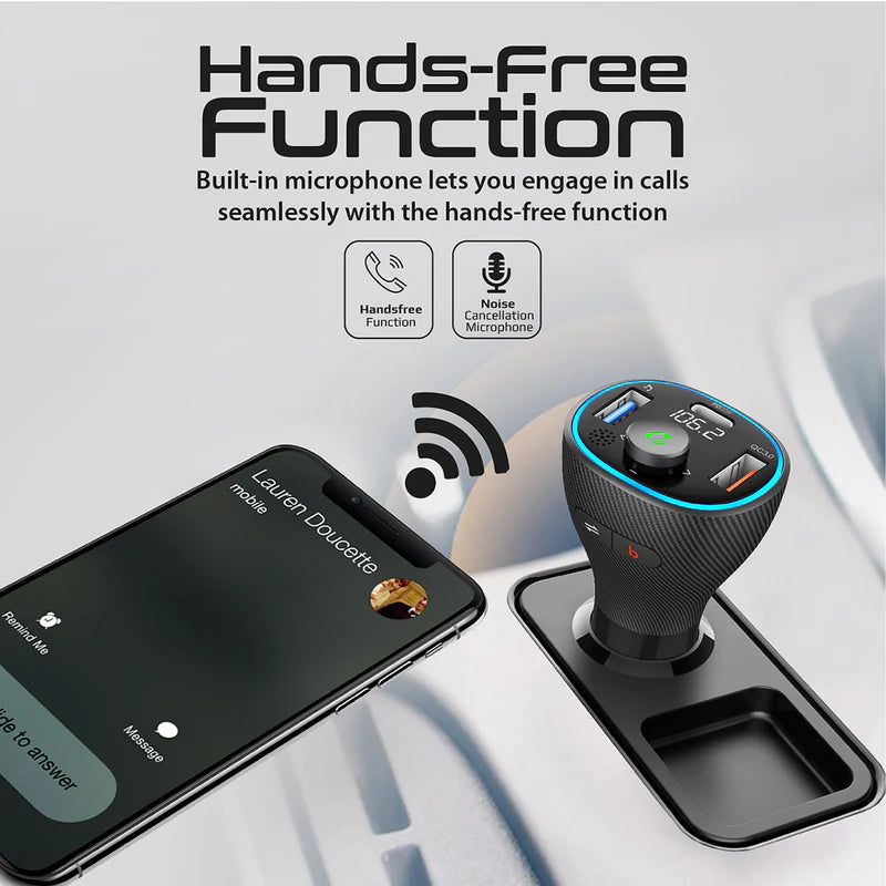 PROMATE Universal Wireless Hands-free Kit with FM Transmitter