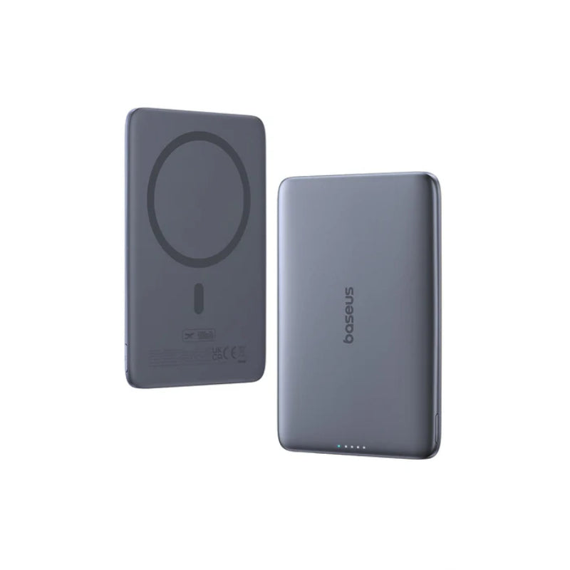 Baseus PicoGo Ultra-Slim Magnetic Power Bank - 5000mAh / 20W / Grey