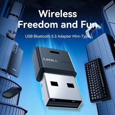 Vention Mini USB Bluetooth 5.3 Adapter - Black