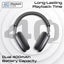 PROMATE Serene High-Definition Hybrid ANC Headphones with 360° Spatial Audio - Bluetooth / 400mAh / Black