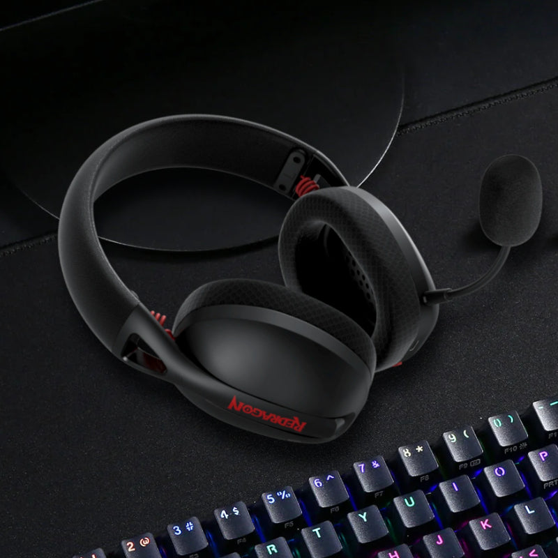 Redragon Over-Ear IRE BT5.2 Wireless Gaming Headset - Black