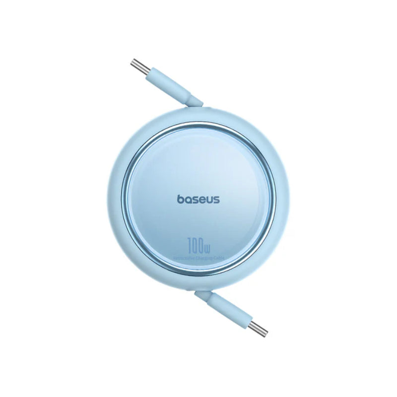 Baseus Free2Pull Retractable USB-C Cable - 100W / Blue