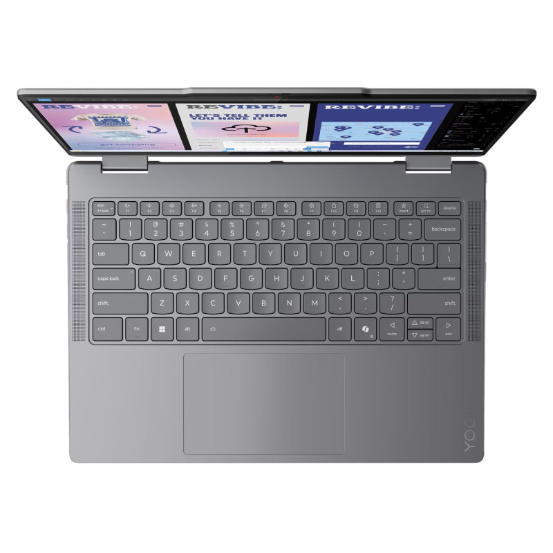 Lenovo Yoga 7 2-in-1 Gen 10 Copilot+ PC - 14.0" WUXGA Touch / Ultra 7 256V / 16GB / 512GB (NVMe M.2 SSD) / Arc Graphics 140V / Win 11 Home / Arb/Eng / 1YW / Lenovo Digital Pen / Luna Grey - Laptop