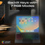 PROMATE Folio Touch Wireless iPad Keyboard Case with Backlight and Smart Connector
