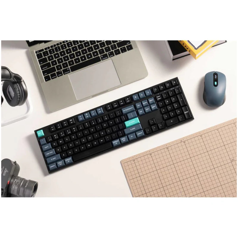 Keychron B36 Keyboard and BM25 Mouse Wireless Combo - English/Arabic / Black/Green