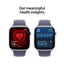 Apple Watch Series 11 - LTPO OLED / 64GB / 46mm / Bluetooth / Wi-Fi / Medium/Large / Silver Aluminum Case with Purple