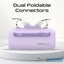 PROMATE PowerUp-Duo Ultra-Compact Fast Charging Power Bank - 20W / USB-C / Lightning / Purple