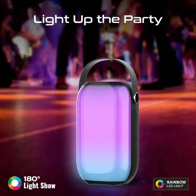 PROMATE LumiSound HD RGB True Wireless Speaker - 20W / Bluetooth 5.3 / 4000mAh