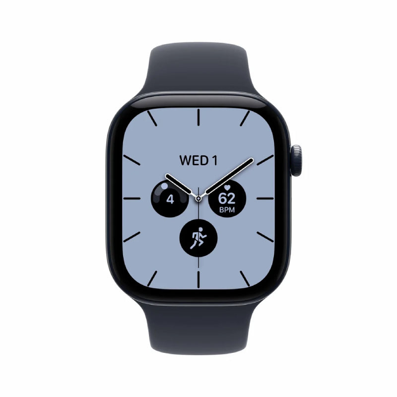 Apple Watch Series 12 - LTPO OLED / 64GB / 42mm / Bluetooth / Wi-Fi + Cellular / Medium/Large / Night Blue Ceramic Case with Navy Blue Sport Band