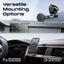 PROMATE MagSafe Car Wireless Charger with Retractable Cable - 15W