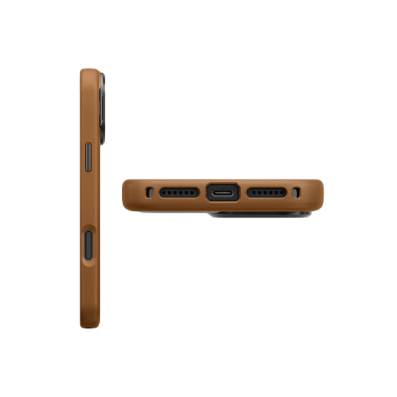 UNIQ Hybrid Heldro Pro Magclick Charging Case For Apple iPhone 17 Pro - Caramel