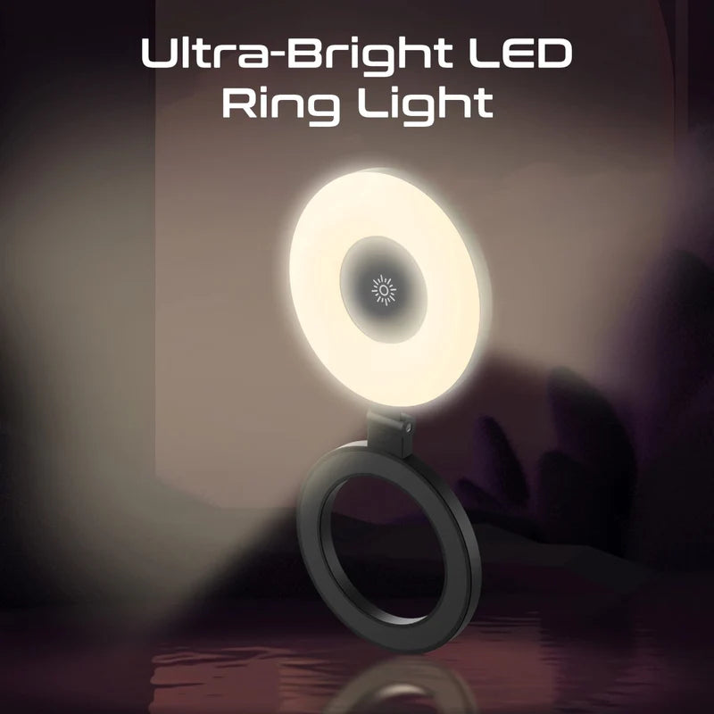 PROMATE Ultra-Slim MagSafe Rechargeable LED Ring Light