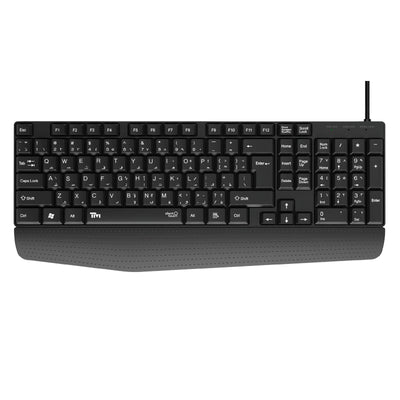 Twisted Minds K12 Kavara Series 2in1 Combo Wired Mode Lightweight - Black - (English / Arabic) Layout