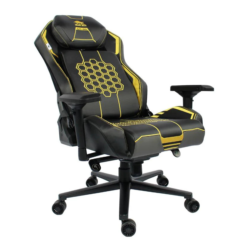 Black Bull Super Pro Gaming Chair - Black+Yellow