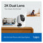 TP-Link (Tapo C245D) Dual Lens Pan/Tilt Security Camera - 2K 3MP Dual Lens / Up to 15 fps / Two-Way Audio / AI Detection / Night Vision