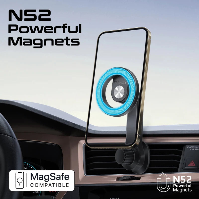 PROMATE MagGrip Cradleless Magnetic Ring Smartphone Holder for AC Vent